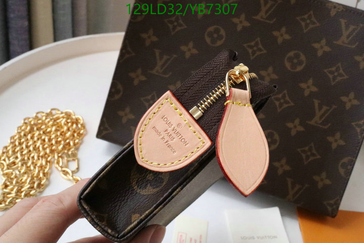 LV Bags-(Mirror)-New Wave Multi-Pochette-,Code: YB7307,$: 129USD