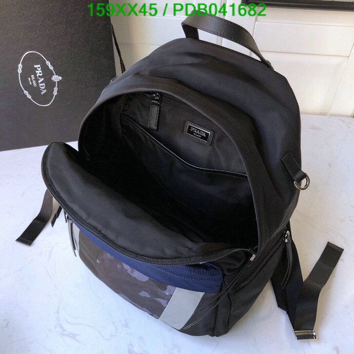 Prada Bag-(Mirror)-Backpack-,Code: PDB041682,$: 159USD