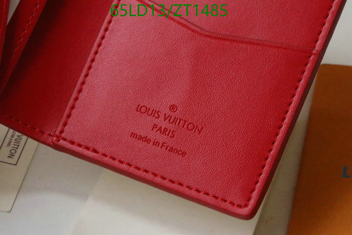 LV Bags-(Mirror)-Wallet-,Code: ZT1485,$: 65USD