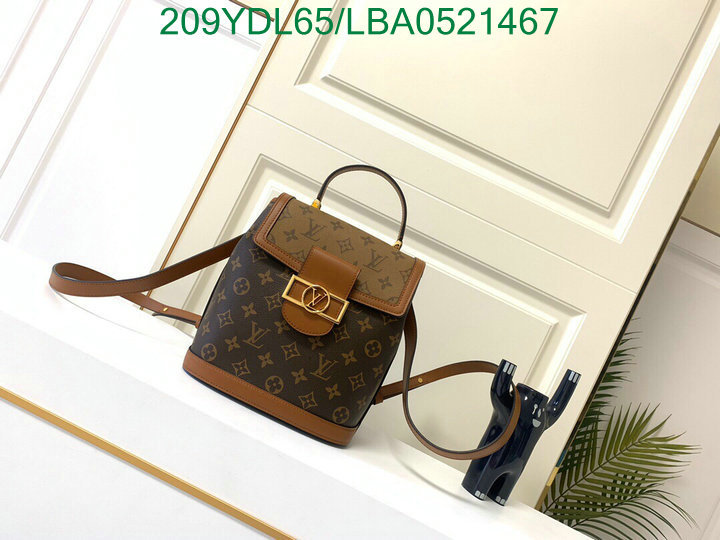 LV Bags-(Mirror)-Backpack-,Code:LBA0521467,$: 209USD