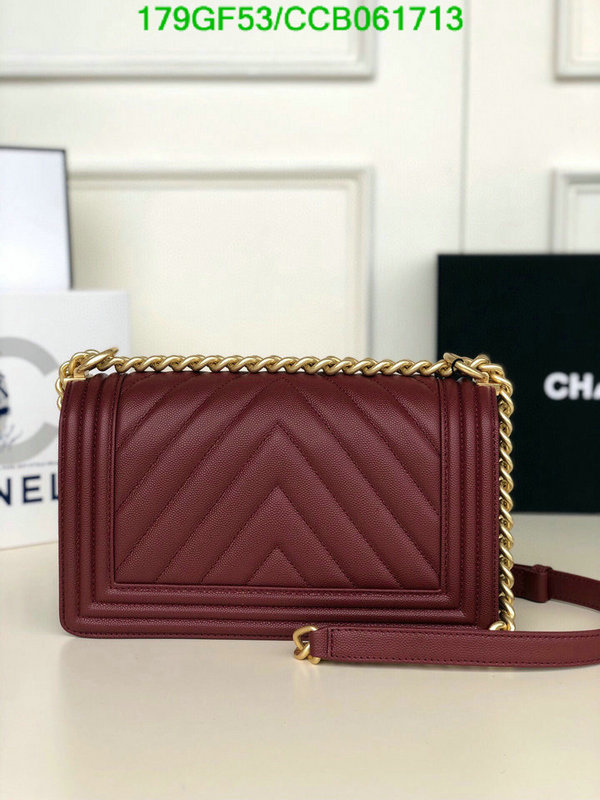 Chanel Bags -(Mirror)-Le Boy,Code: CCB061713,$: 179USD