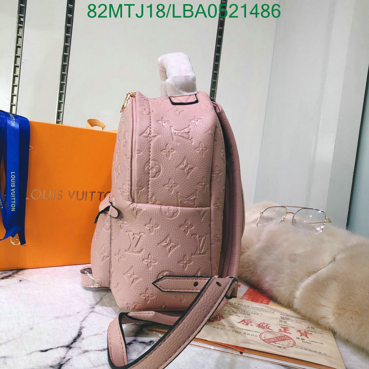 LV Bags-(4A)-Backpack-,Code:LBA0521486,$: 82USD