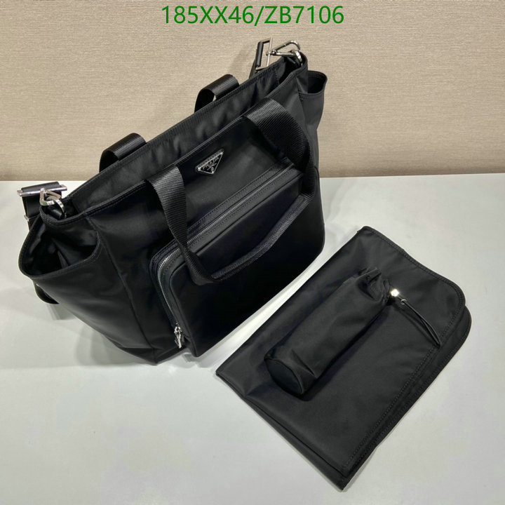 Prada Bag-(Mirror)-Handbag-,Code: ZB7106,$: 185USD