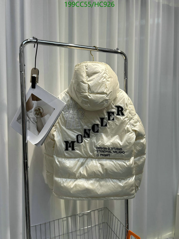 Down jacket Men-Moncler, Code: HC926,$: 199USD