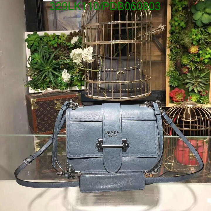 Prada Bag-(Mirror)-Diagonal-,Code: PDB060803,$: 329USD