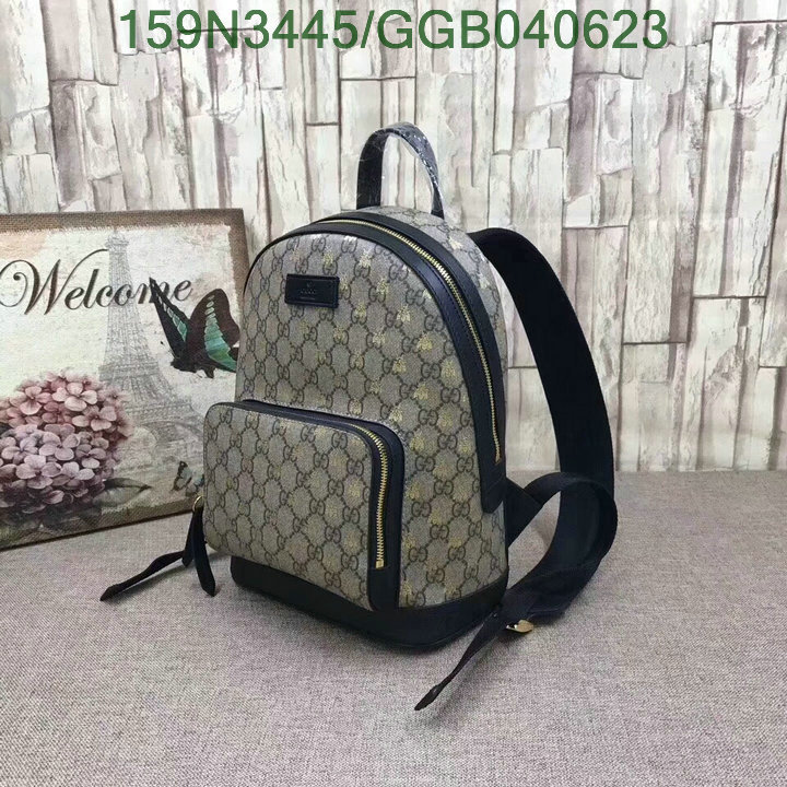 Gucci Bag-(Mirror)-Backpack-,Code:GGB040623,
