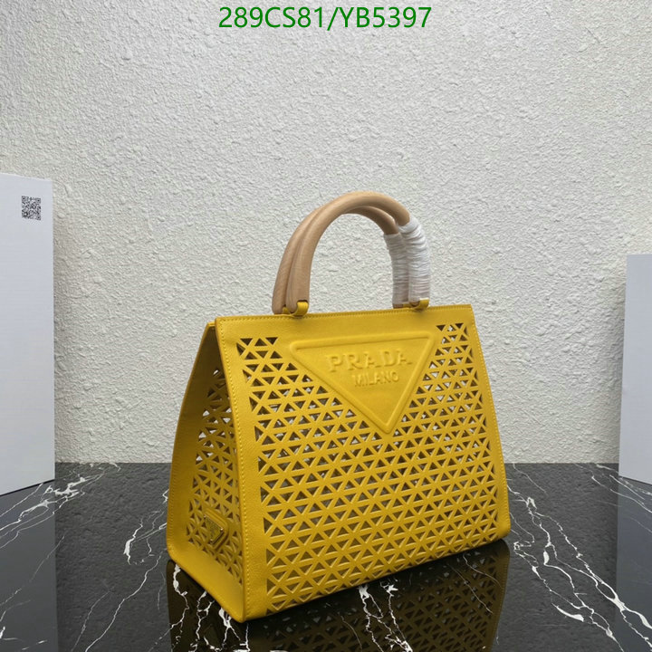 Prada Bag-(Mirror)-Handbag-,Code: YB5397,$: 289USD