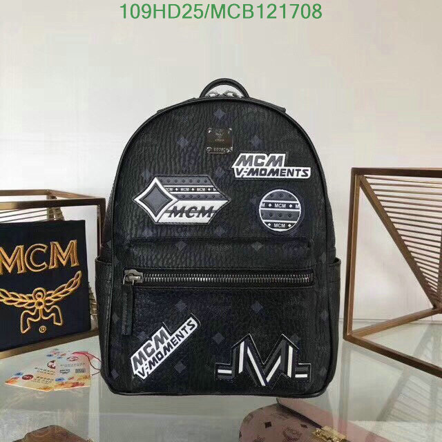 MCM Bag-(Mirror)-Backpack-,Code: MCB121708,$: 109USD