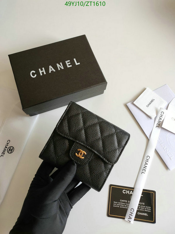 Chanel Bags ( 4A )-Wallet-,Code: ZT1610,$: 49USD