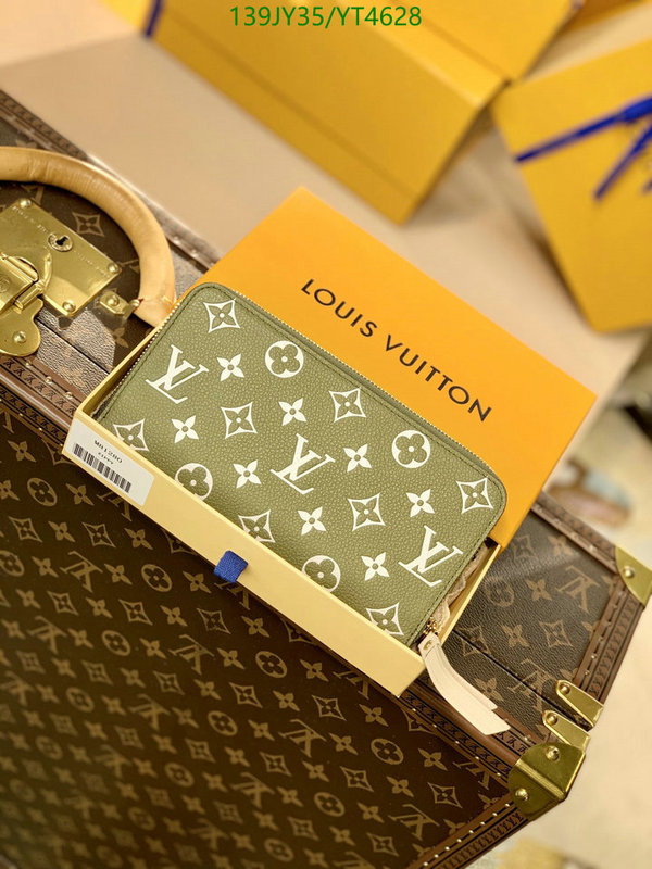 LV Bags-(Mirror)-Wallet-,Code: YT4628,$: 139USD