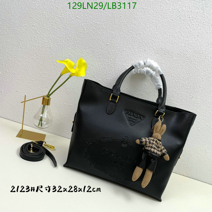 Prada Bag-(4A)-Handbag-,Code: LB3117,$: 129USD