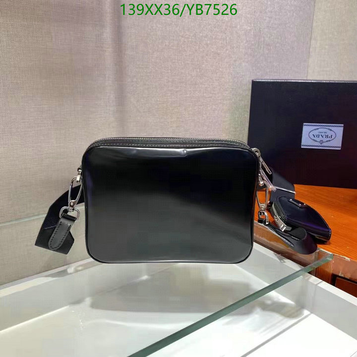 Prada Bag-(Mirror)-Diagonal-,Code: YB7526,$: 139USD