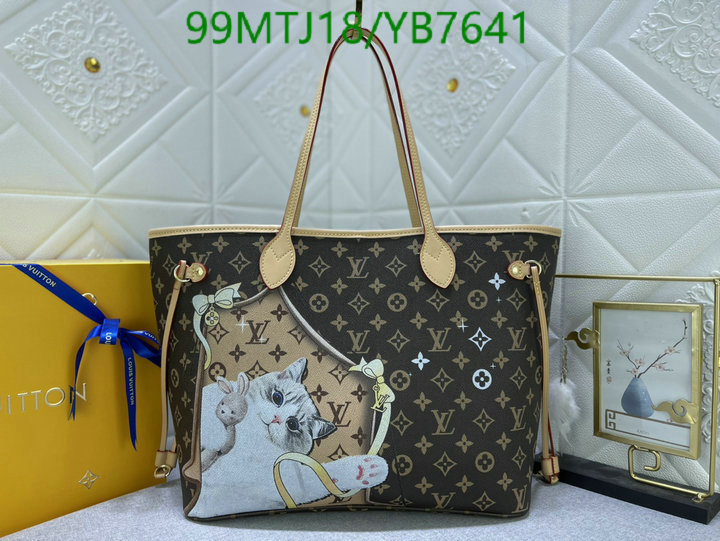 LV Bags-(4A)-Neverfull-,Code: YB7641,$: 99USD