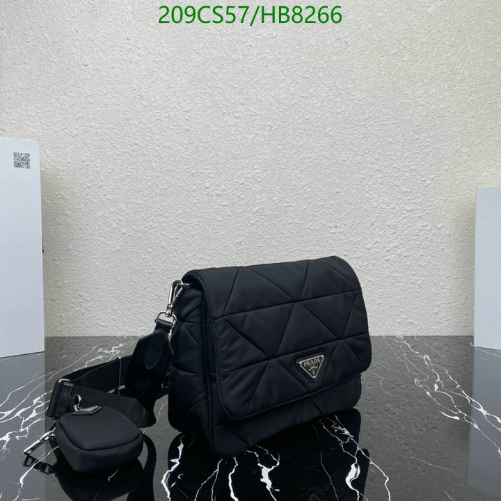 Prada Bag-(Mirror)-Diagonal-,Code: HB8266,$: 209USD