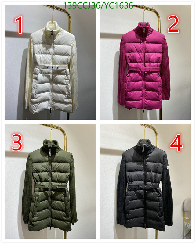 Down jacket Women-Moncler, Code: YC1636,