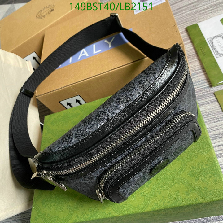 Gucci Bag-(Mirror)-Belt Bag-Chest Bag--,Code: LB2151,$: 149USD