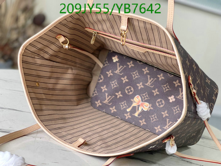 LV Bags-(Mirror)-Neverfull-,Code: YB7642,$: 209USD