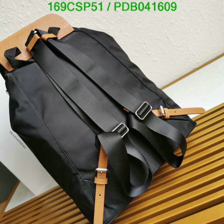 Prada Bag-(Mirror)-Backpack-,Code: PDB041609,$: 169USD