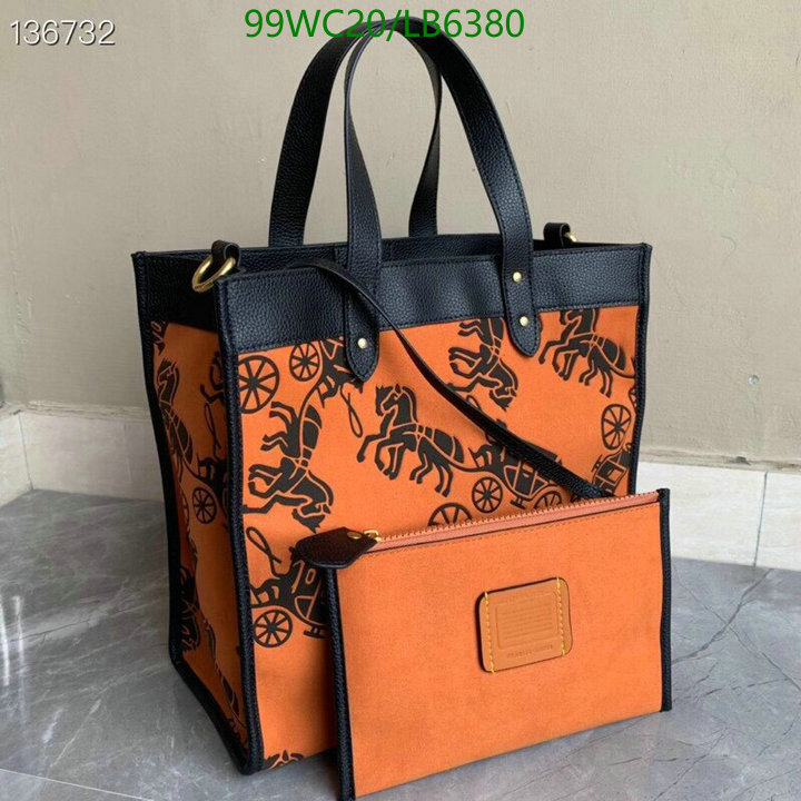 Coach Bag-(4A)-Tote-,Code: LB6380,$: 99USD