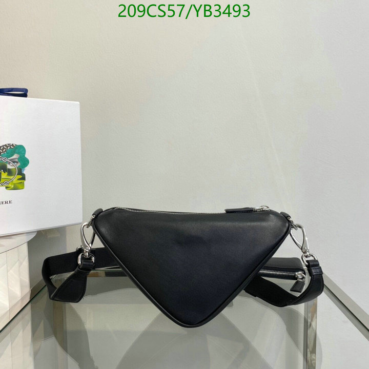 Prada Bag-(Mirror)-Triangle,Code: YB3493,$: 209USD