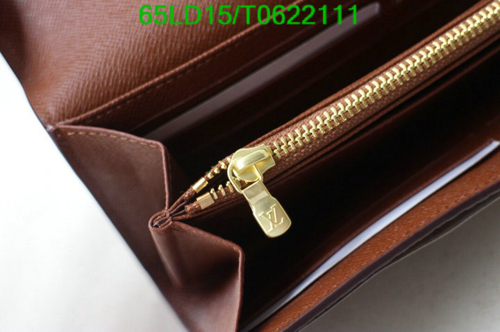 LV Bags-(Mirror)-Wallet-,Code: T0622111,$: 65USD