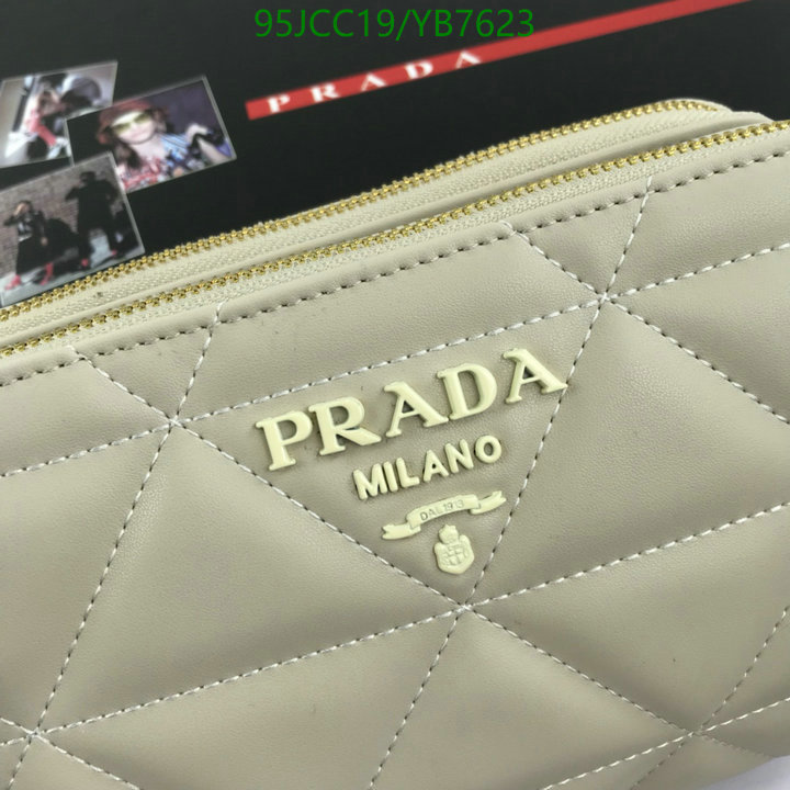 Prada Bag-(4A)-Diagonal-,Code: YB7623,$: 95USD