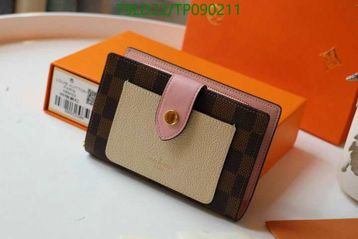 LV Bags-(Mirror)-Wallet-,Code: TP090211,$: 79USD