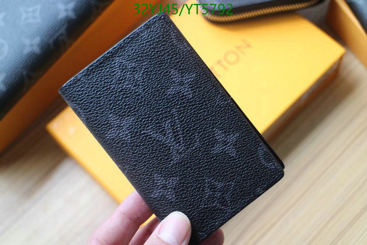 LV Bags-(4A)-Wallet-,Code: YT5792,$: 32USD