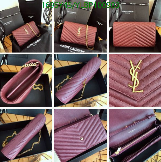 YSL Bag-(Mirror)-LouLou Series,Code: YLBP100903,$: 169USD