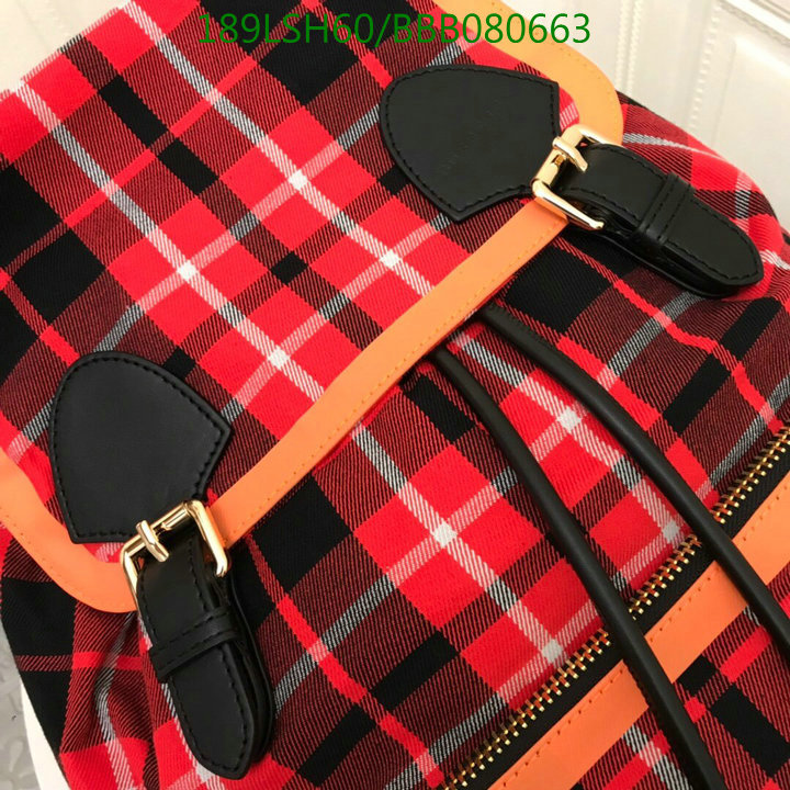 Burberry Bag-(Mirror)-Backpack-,Code: BBB080663,$:189USD