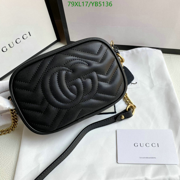 Gucci Bag-(4A)-Marmont,Code: YB5136,$: 79USD