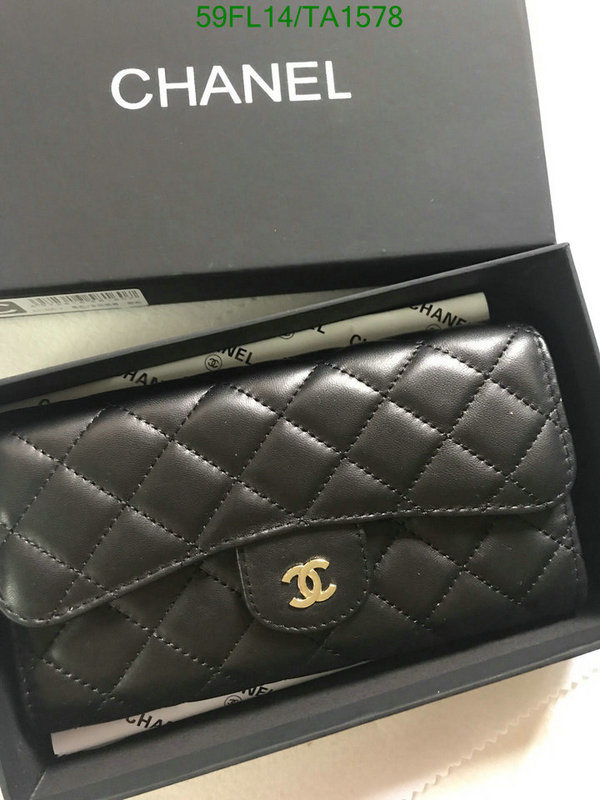 Chanel Bags ( 4A )-Wallet-,Code: TA1578,$: 59USD