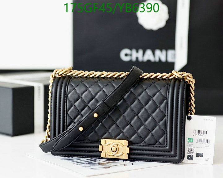 Chanel Bags -(Mirror)-Le Boy,Code: YB6390,$: 175USD