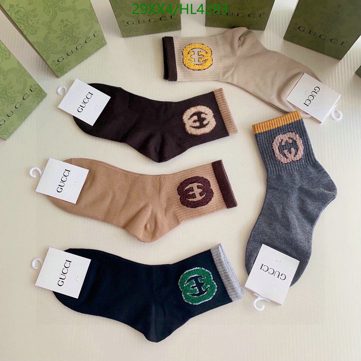 Sock-Gucci, Code: HL4293,$: 29USD