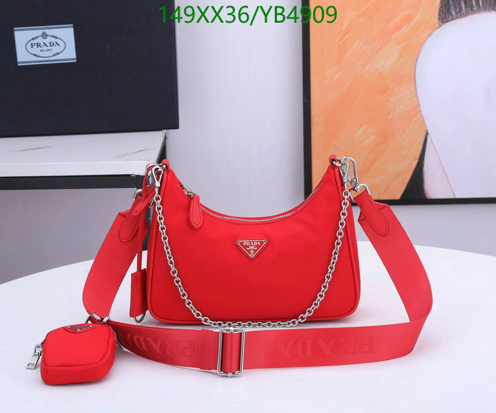 Prada Bag-(Mirror)-Re-Edition 2005,Code: YB4909,$: 149USD