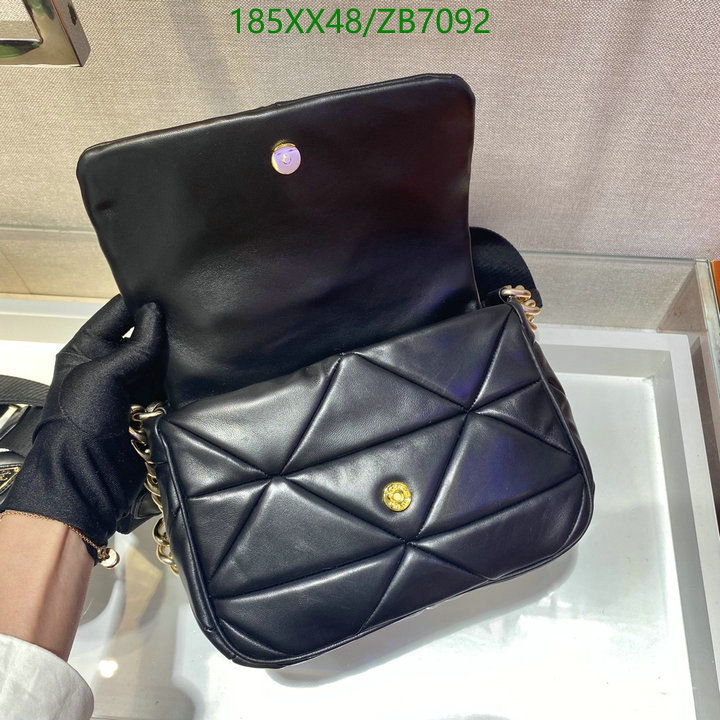 Prada Bag-(Mirror)-Diagonal-,Code: ZB7092,$: 185USD