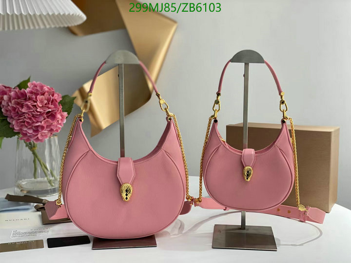 Bvlgari Bag-(Mirror)-Handbag-,Code: ZB6103,