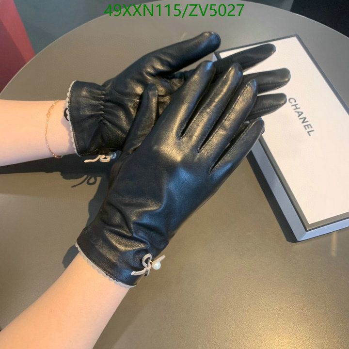 Gloves-Chanel, Code: ZV5027,$: 49USD