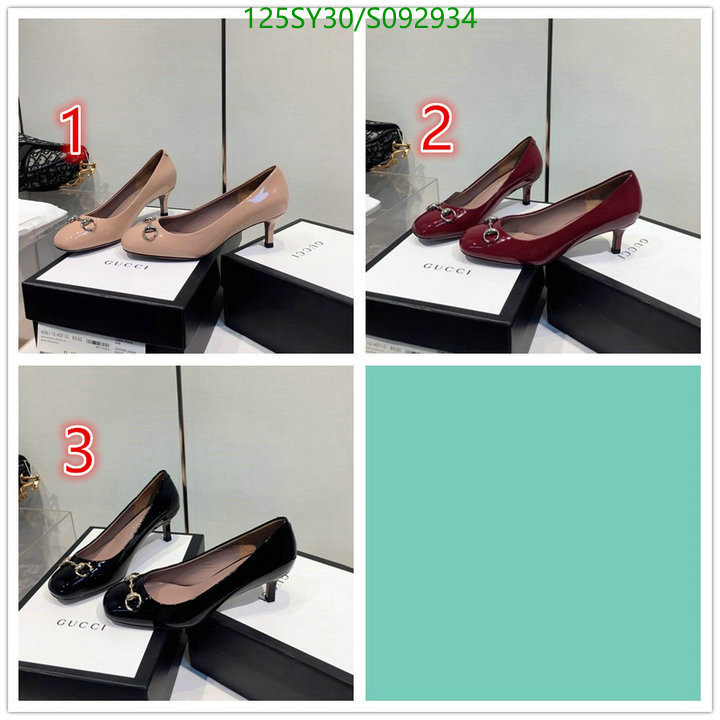 Women Shoes-Gucci, Code:S092934,$: 125USD