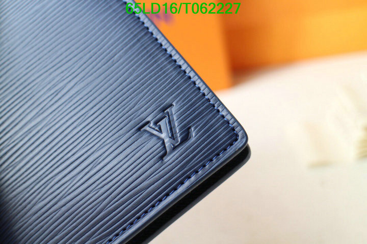 LV Bags-(Mirror)-Wallet-,Code: T062227,$: 65USD