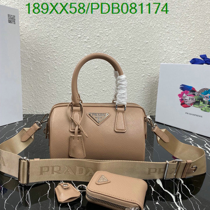 Prada Bag-(Mirror)-Diagonal-,Code:PDB081174,$:189USD