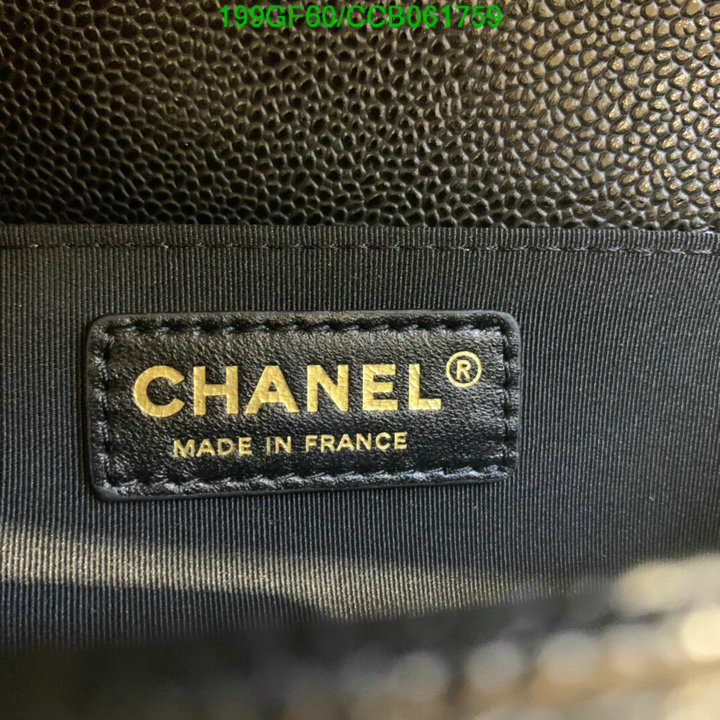 Chanel Bags -(Mirror)-Le Boy,Code: CCB061759,$: 199USD