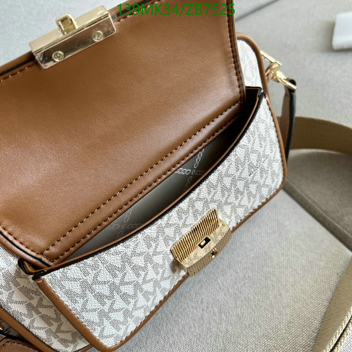 Michael Kors Bag-(Mirror)-Diagonal-,Code: ZB7525,$: 139USD