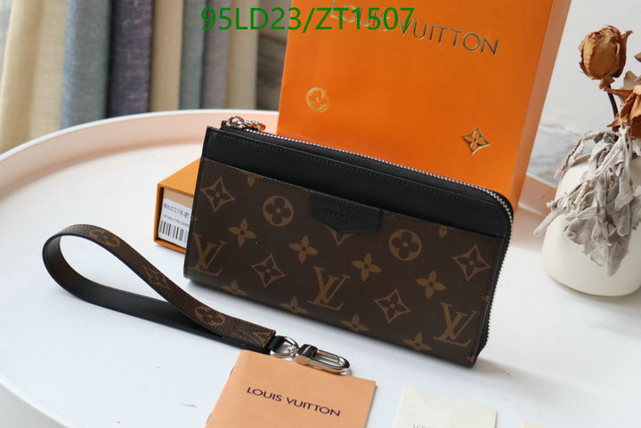 LV Bags-(Mirror)-Wallet-,Code: ZT1507,$: 95USD