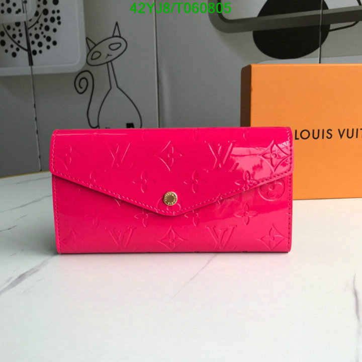 LV Bags-(4A)-Wallet-,Code: T060805,$: 42USD