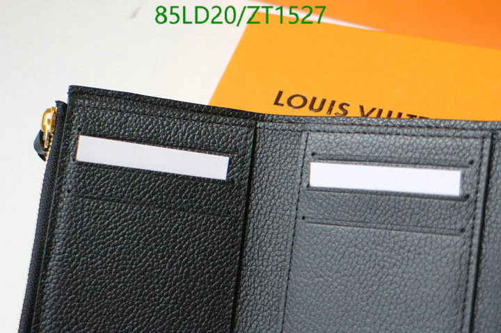 LV Bags-(Mirror)-Wallet-,Code: ZT1527,$: 85USD