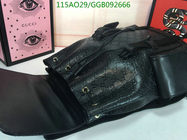 Gucci Bag-(4A)-Backpack-,Code: GGB092666,$:139USD