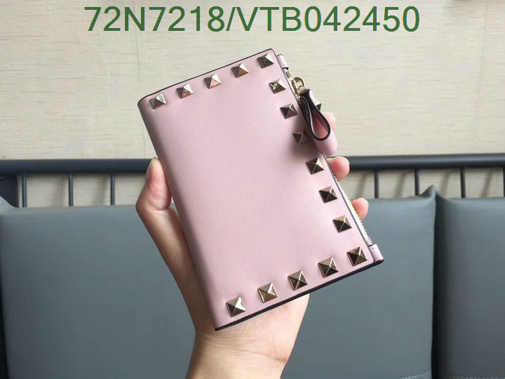 Valentino Bag-(Mirror)-Wallet-,Code: VTB042450,$:72USD