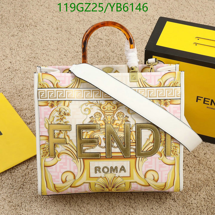 Fendi Bag-(4A)-Sunshine-,Code: YB6146,$: 119USD