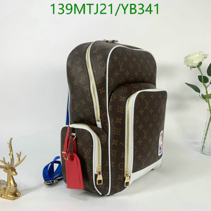 LV Bags-(4A)-Backpack-,Code: YB341,$: 139USD